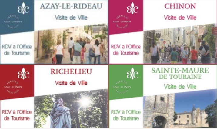 visites de Chinon, Azay-le-Rideau 2022
