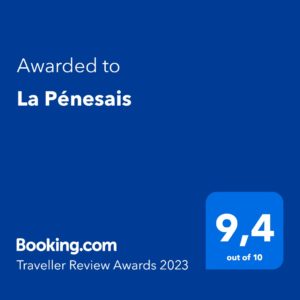 Traveller Review Awards 2023 pour La Pénesais